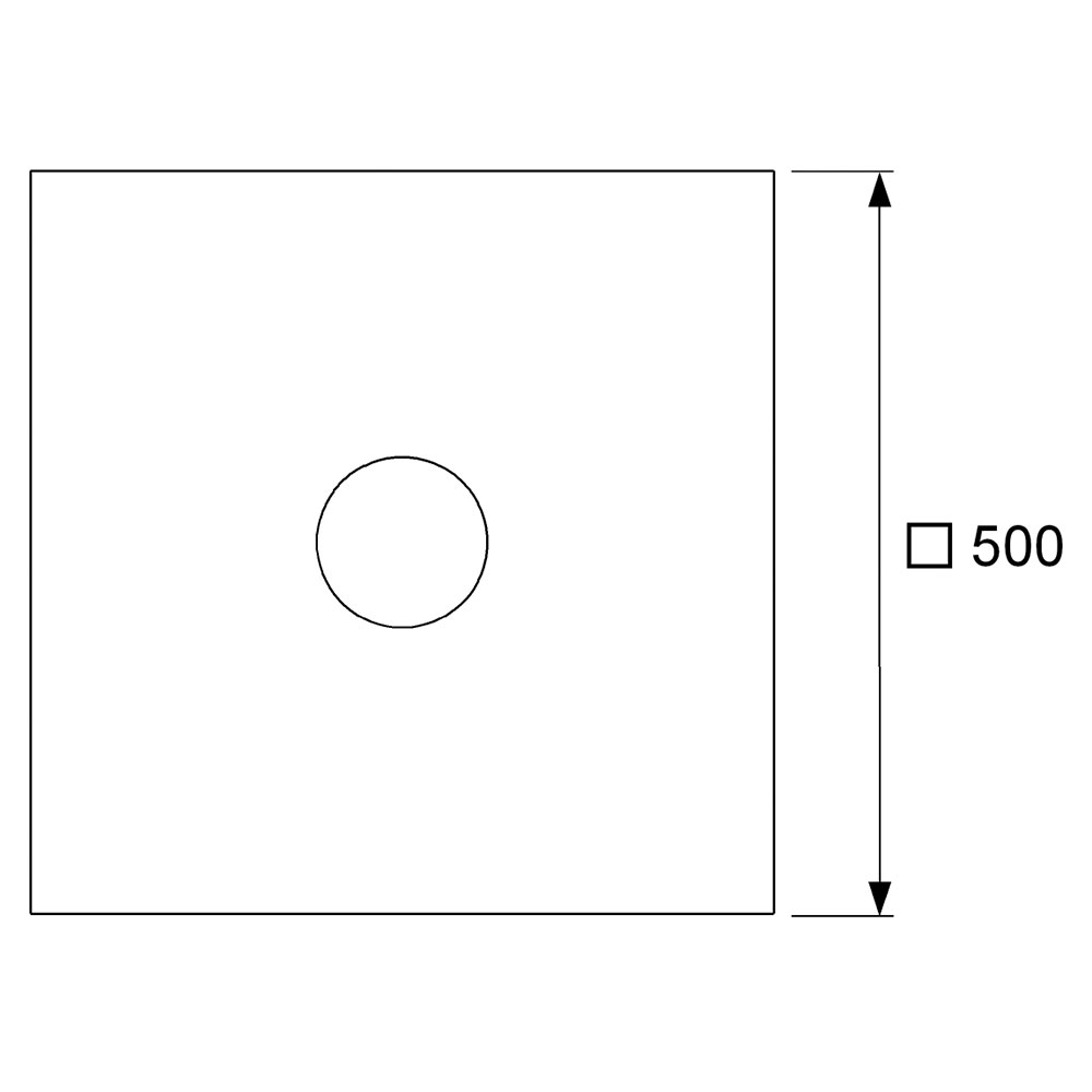 Гидроизоляционная манжета из EPDM Tece Drainpoint S 3690006