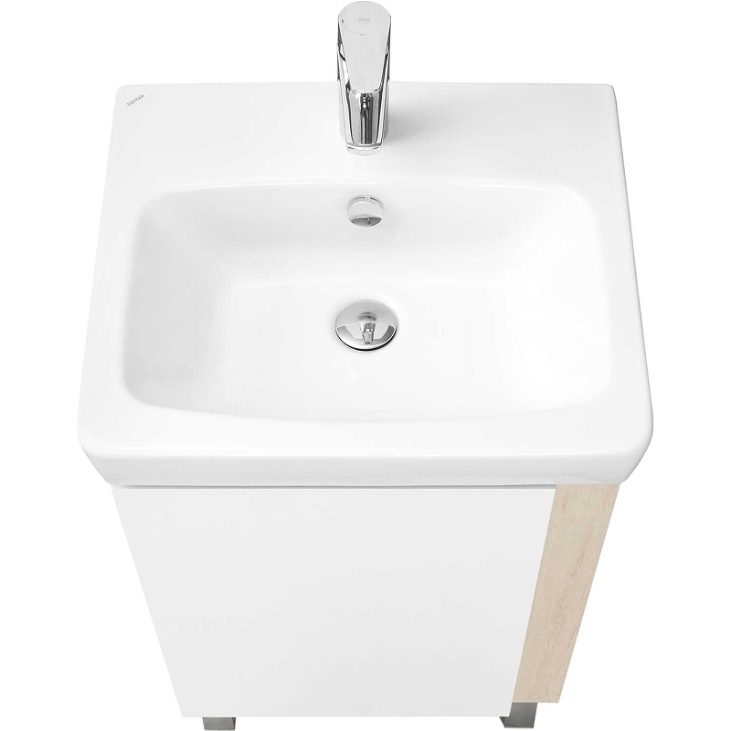 Тумба для комплекта Aquaton Кантри 50 1A257801AHB20, белый / дуб верона