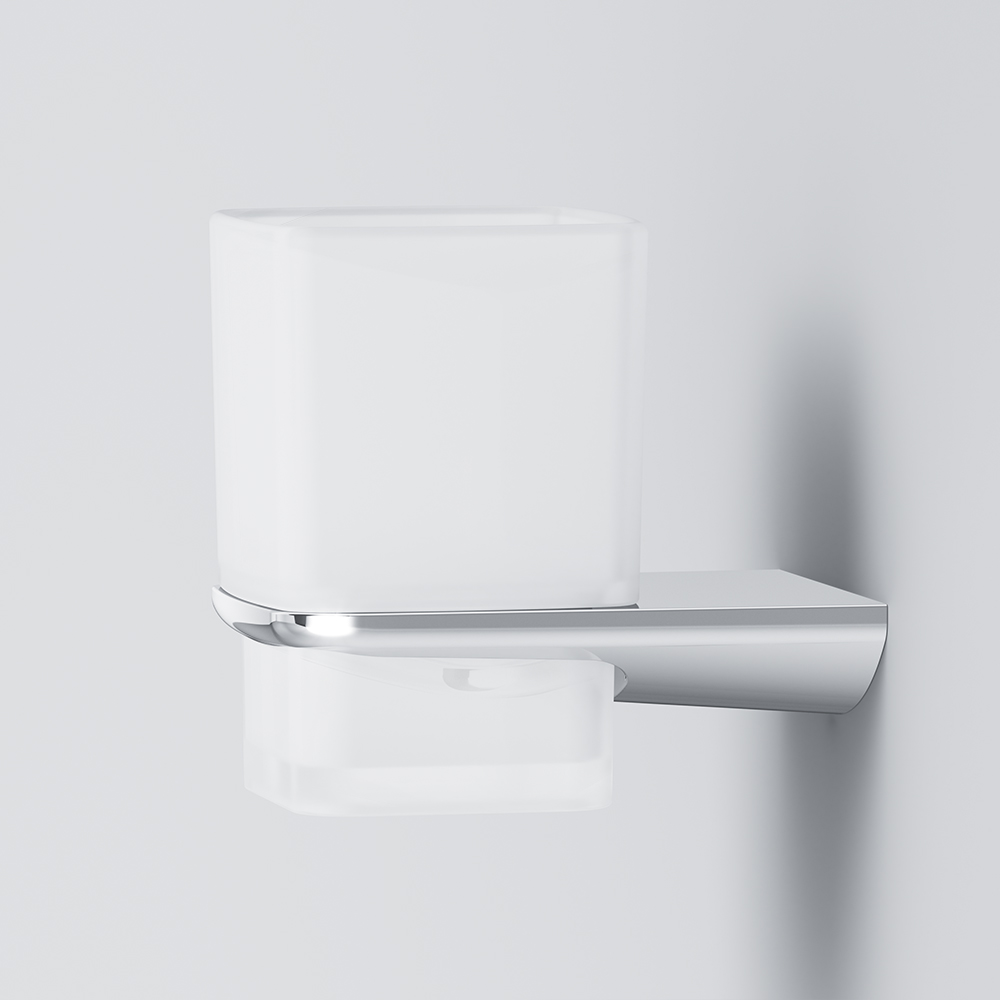Стеклянный стакан с настенным держателем A50A34300 Inspire 2.0