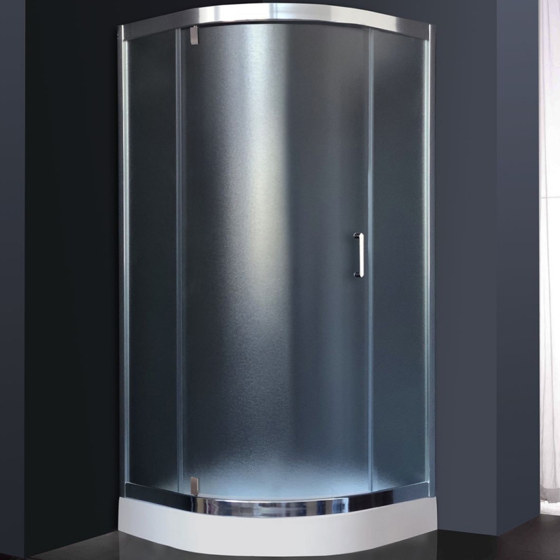 Душевой уголок 90х90 см Royal Bath HKV RBHKV90-C-CH стекло рифленое