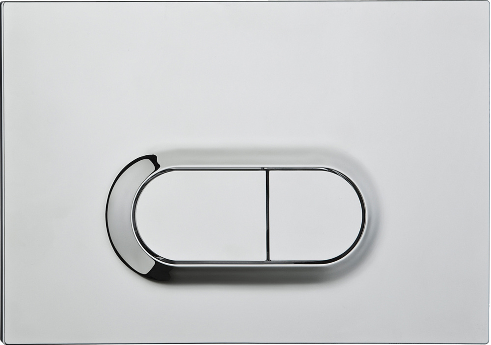 Комплект VitrA S50 9003B003-7201 кнопка хром безободковый, с крышкой-сиденьем микролифт