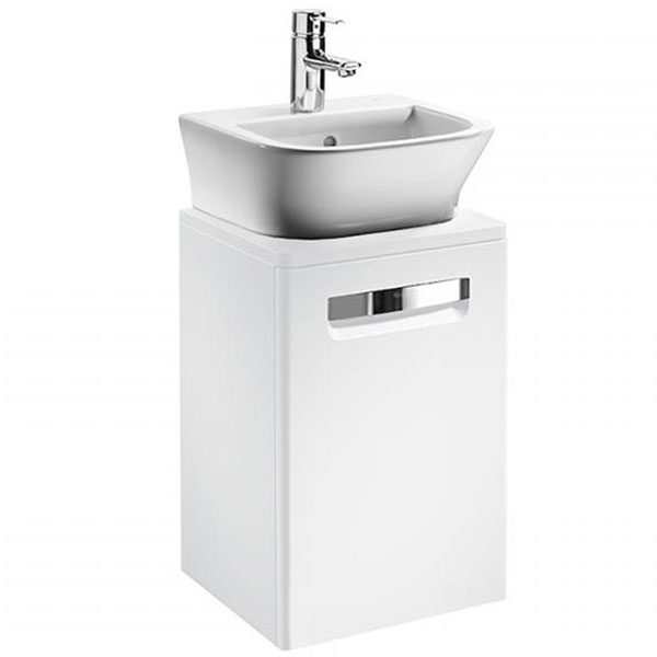 Тумба под раковину 45 см Roca Gap ZRU9302880 белый глянец