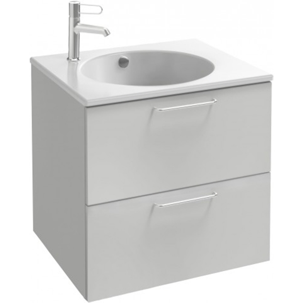 Тумба для комплекта 60 см Jacob Delafon Odeon Rive Gauche EB2520-R5-N18 белый ручки хром