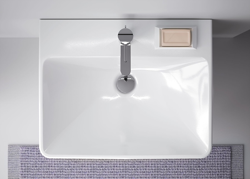Мебель для ванной 60 см Geberit Smyle 529.352.00.6, белый