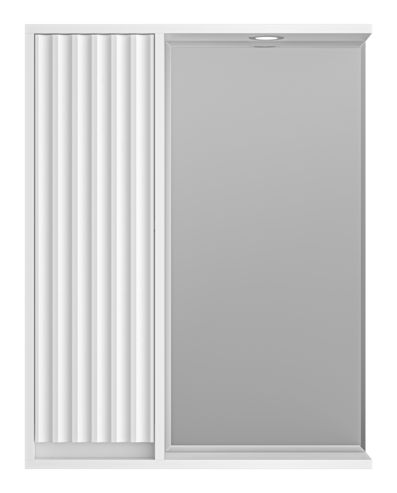 Зеркальный шкаф Balaton 65 левый (белый) BAL-04065-01-Л