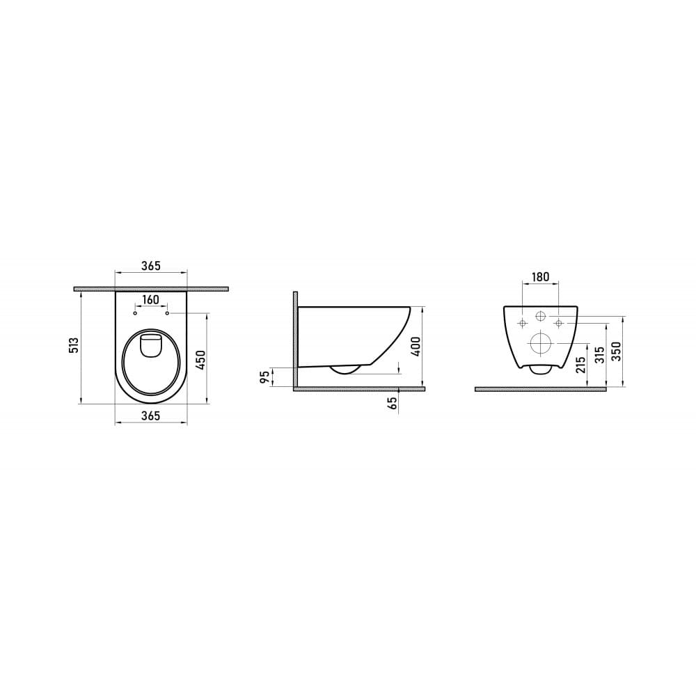 Комплект BERGES: Инсталляция NOVUM, кнопка R5, унитаз PUMA Rimless 51 см, сидение дюропласт Toma Sli