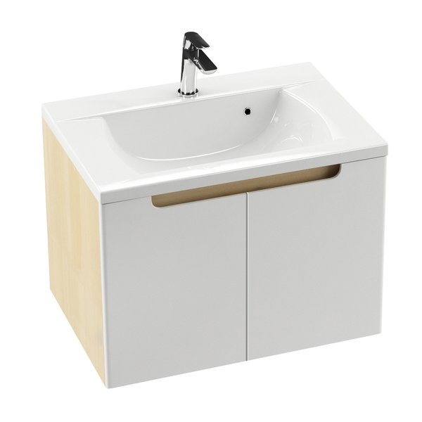 Тумба для комплекта 70 см Ravak Classic X000001090 береза/белый