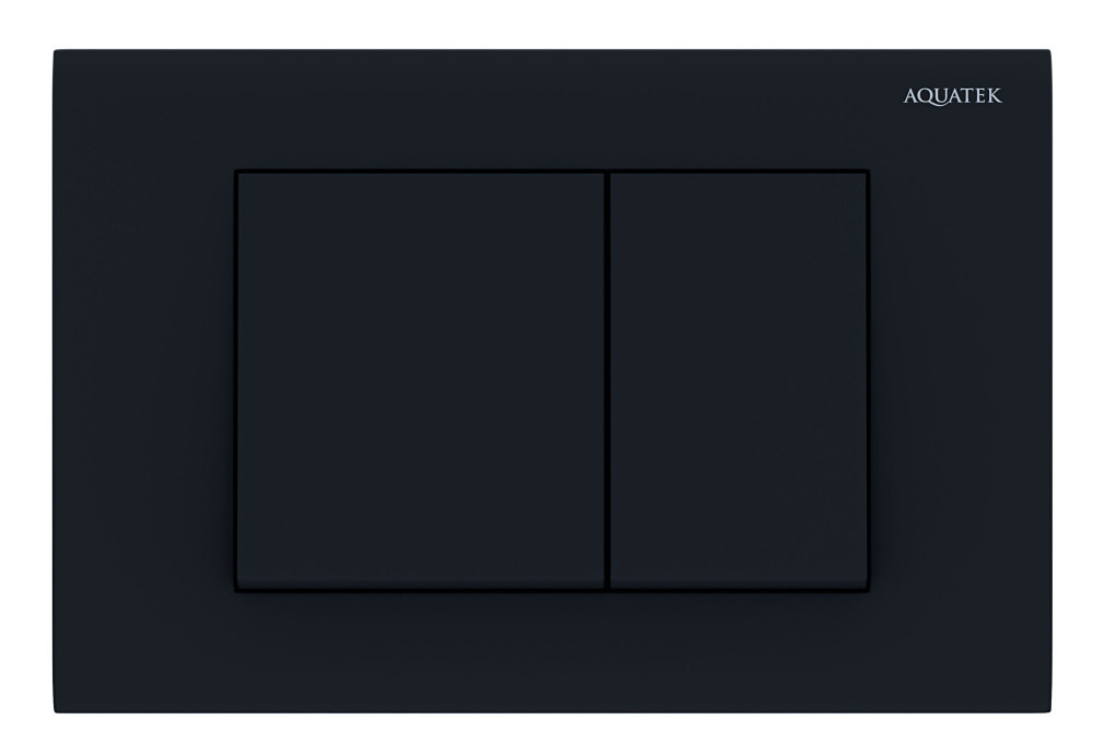 KDI-0000012 (001D) Панель смыва Черная матовая (клавиши квадрат) НОВИНКА