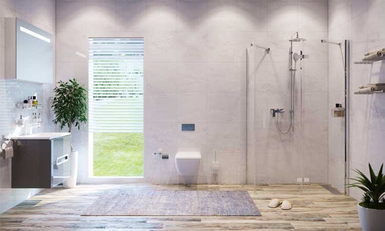 Душевой уголок 120х90 см WasserKRAFT Aller 10H07LWHITE левый, белый