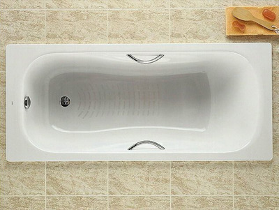 Стальная ванна 150х75 Roca Princess-N  2204E0000 с отверстиями для ручек