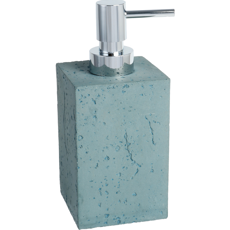 Дозатор для жидкого мыла Fixsen Gusto FX-300-1, бирюзовый / хром