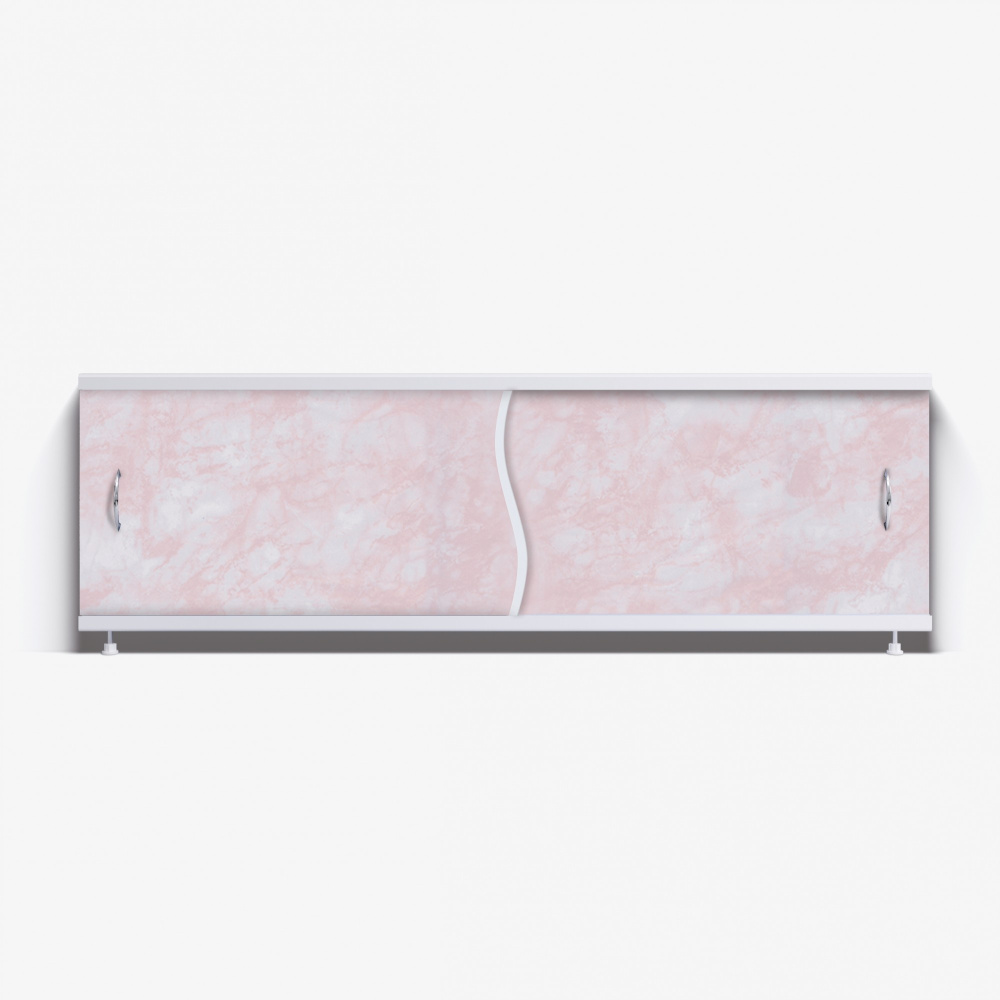 Экран под ванну Премьер 150 розовый глянец