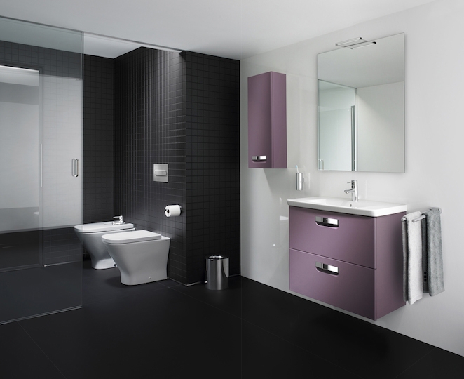 Тумба для комплекта 70 см Roca Gap ZRU9302741 фиолетовая