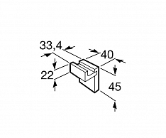 Крючок Roca Rubik 816840001