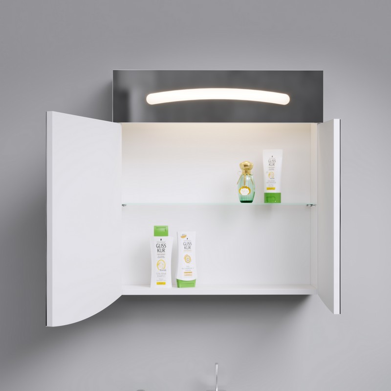 Шкаф-зеркало Aqwella Темпо Tmp.04.06 60 см, белый