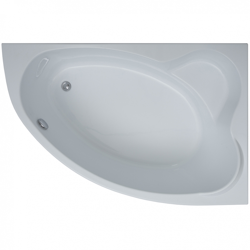 Акриловая ванна Aquanet Lyra, ассиметричная, левостороння 254758 каркас + фронтальная панель