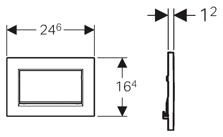 Смывная клавиша Geberit Sigma 30 115.893.KY.1