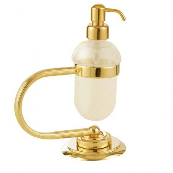 Дозатор для жидкого мыла Boheme Murano 10909-G, золото