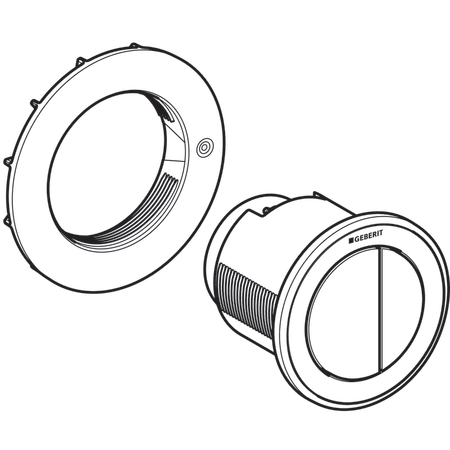 Кнопка смыва для унитаза Geberit 116.057.SN.1