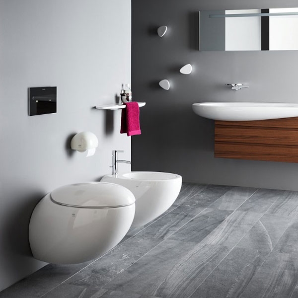 Подвесной унитаз Laufen Alessi One 8.2097.1.400.000.1 безободковый