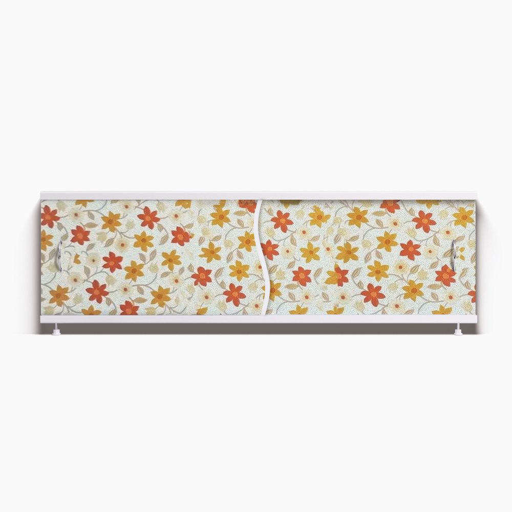 Экран под ванну Премьер 170 цветочная мозаика