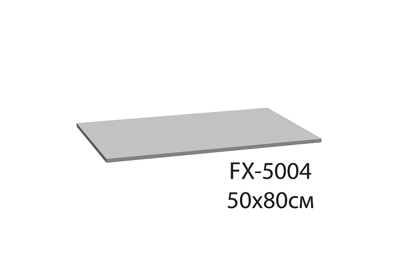 Коврик для ванной 50х80 Fixsen River FX-5004K серый