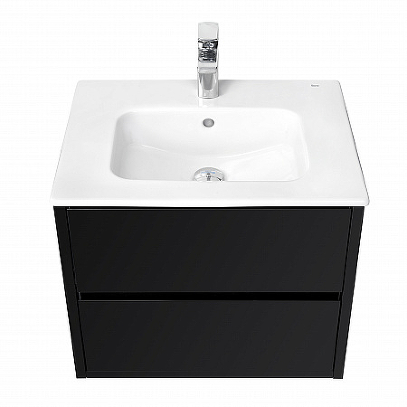 Тумба под раковину 60 см Aquaton Римини 1A226601RN950 чёрный