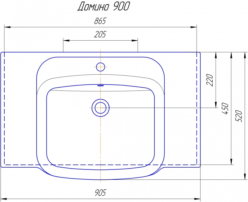 Тумба для комплекта Sanvit Тандем 90