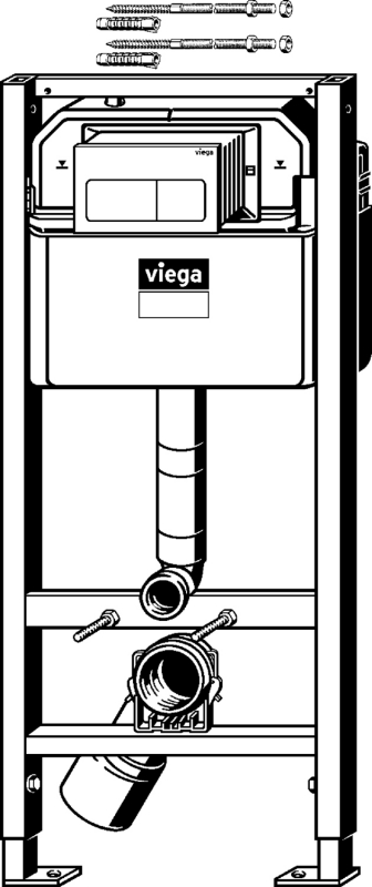 Система инсталляции для унитазов Viega Prevista Dry 771997