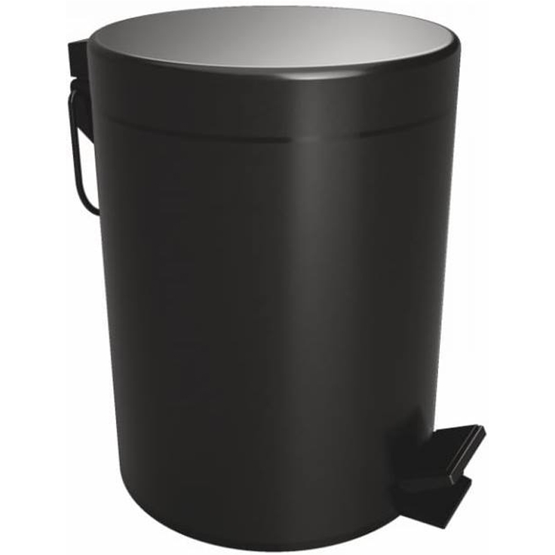 Ведро для мусора Bemeta Dark 104315010 (5 литров) чёрный