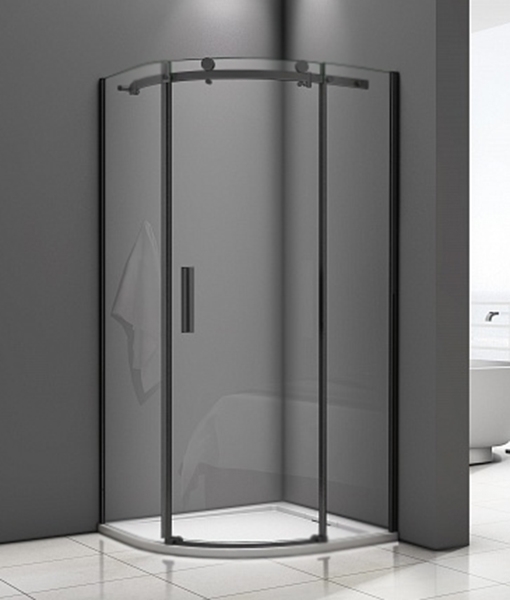 Душевой уголок 100х100 см Good Door Galaxy R-100-C-B ГЛ00017 стекло прозрачное