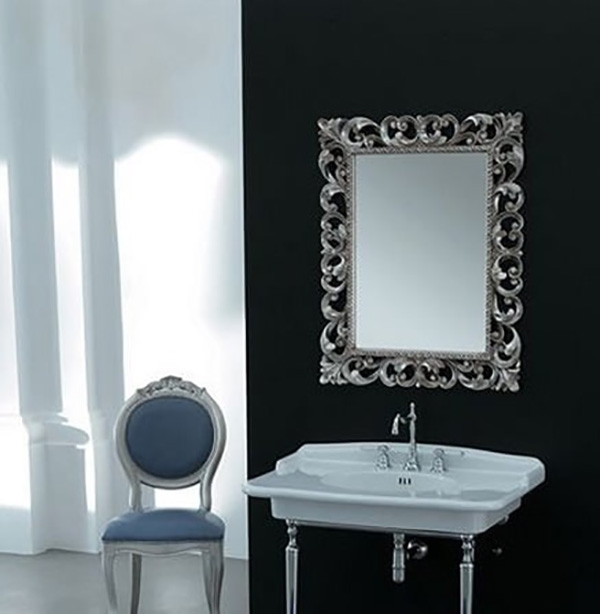 Зеркало ArtCeram Mirrors Barocca ACS001 51, серебро