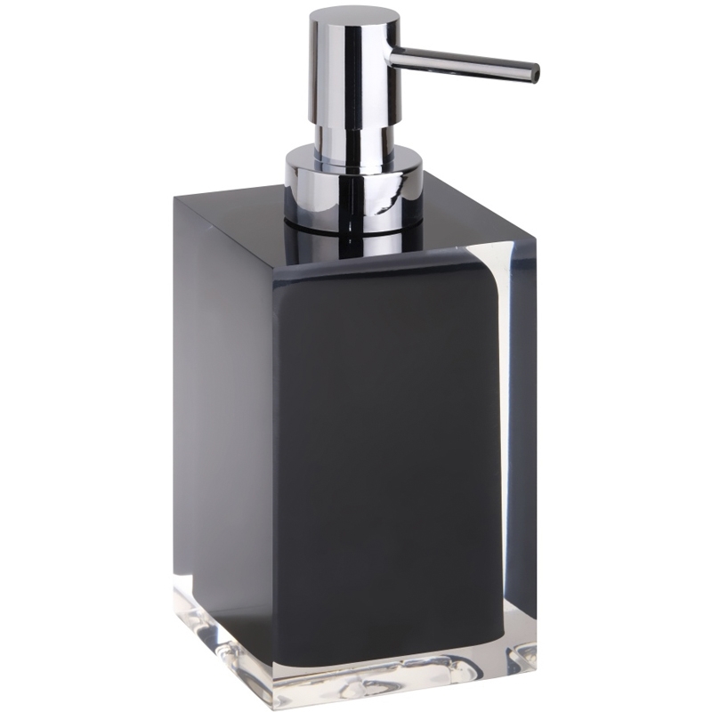 Дозатор для жидкого мыла Bemeta Vista 120109016-100 хром,чёрный