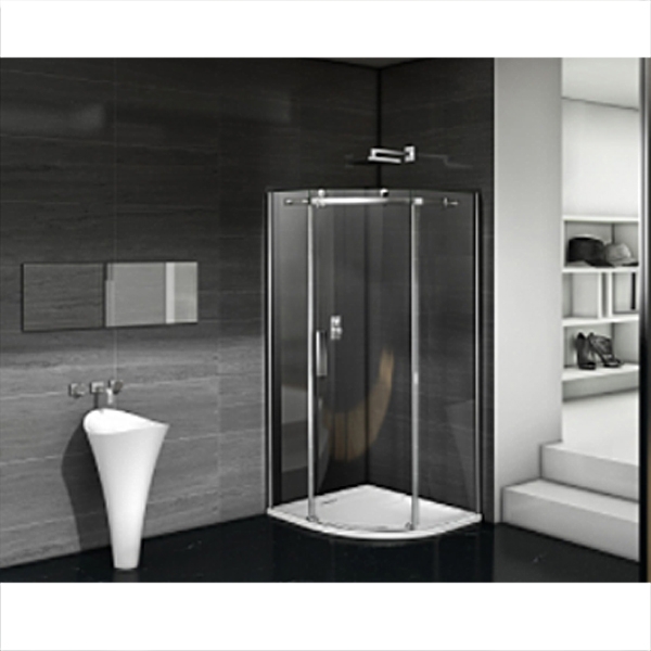 Душевой уголок 90х90 см Good Door Galaxy R-90-C-CH ГЛ00006 стекло прозрачное