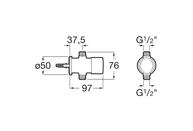 Сливной механизм для писсуара Roca Sprint 5A9124C00