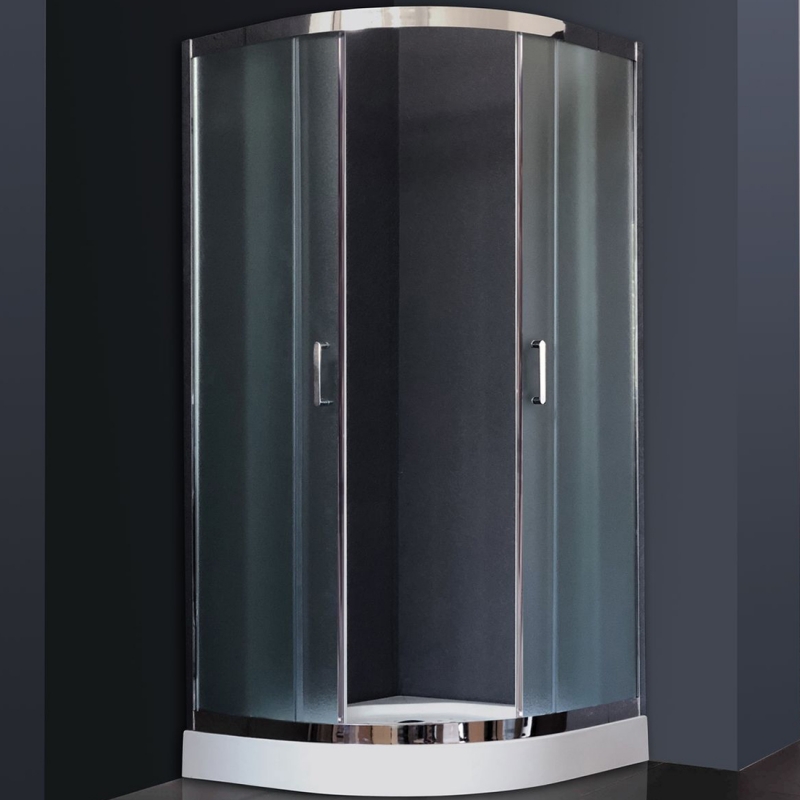 Душевой уголок 90х90 см Royal Bath HKD RB90HKD-C-CH стекло рифленое