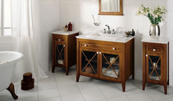 Тумба под раковину Villeroy&Boch Hommage 100 Орех Альпийский белый