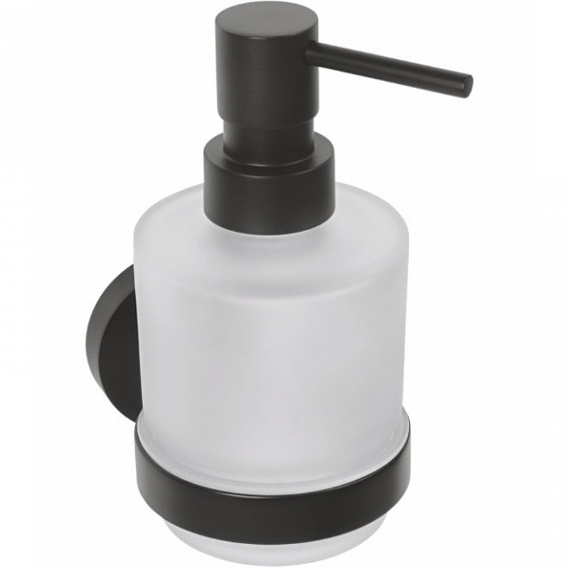 Дозатор для жидкого мыла Sapho X-Round XB101, чёрный матовый