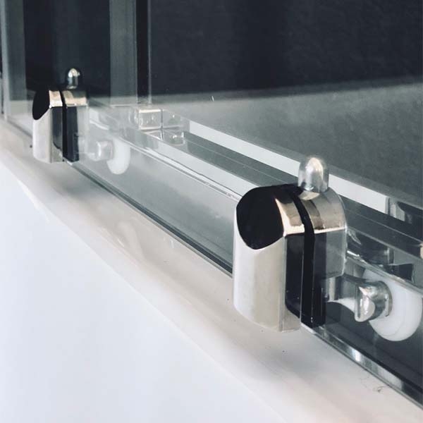 Душевой уголок 100х80 см Royal Bath BP RB8100BP-T-CH-R стекло прозрачное с поддоном