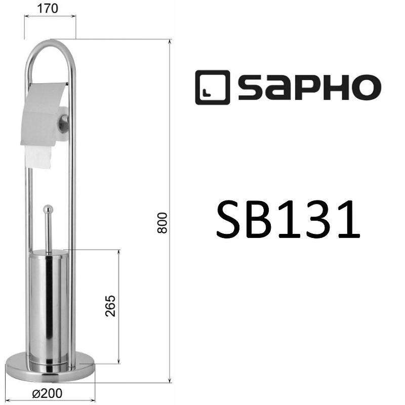 Стойка Sapho Samba SB131, хром