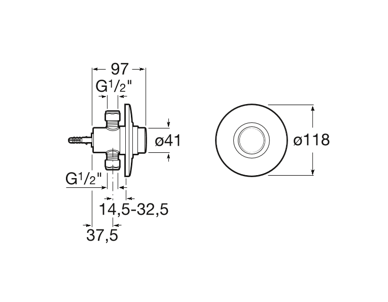 Сливной механизм для писсуара Roca Sprint 5A9024C00