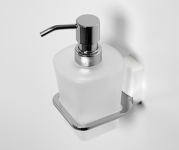 Дозатор для жидкого мыла WasserKRAFT Leine K-5099W, белый/хром