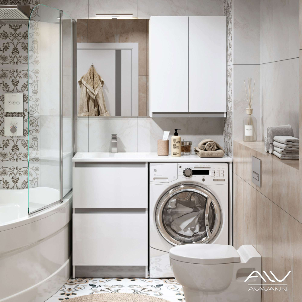 Комплект мебели Soft Silver 120 белый