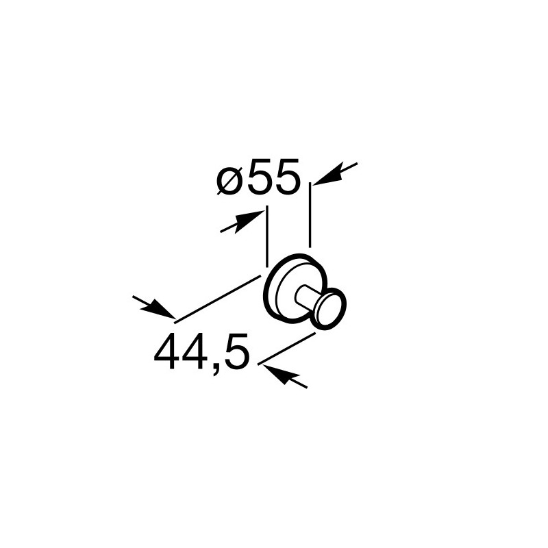 Крючок Roca Twin 816700001