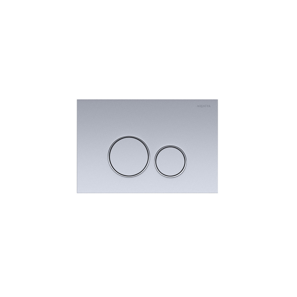 KDI-0000019 (005C) Панель смыва Хром матовая ободок хром (клавиши круглые) НОВИНКА