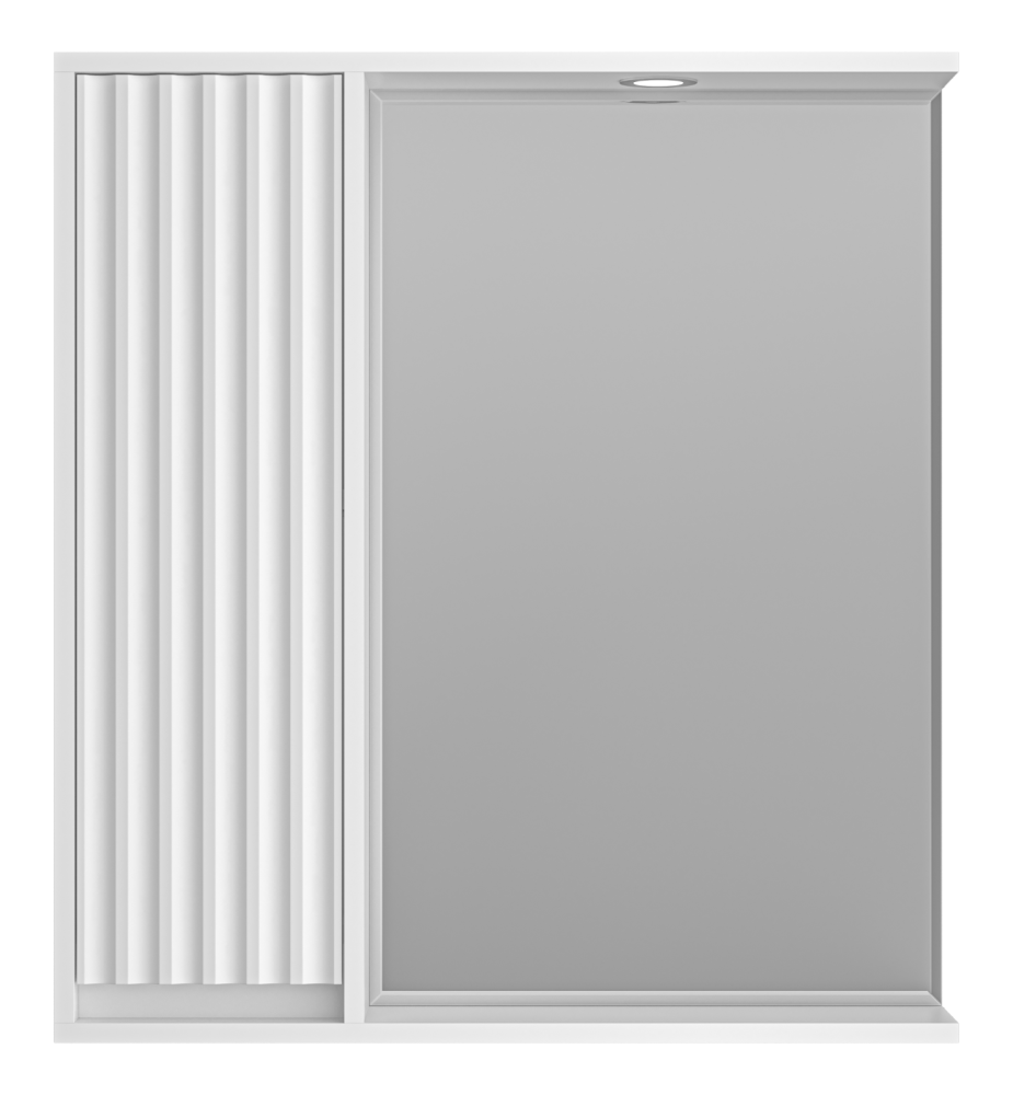 Зеркальный шкаф Balaton 75 левый (белый) BAL-04075-01-Л