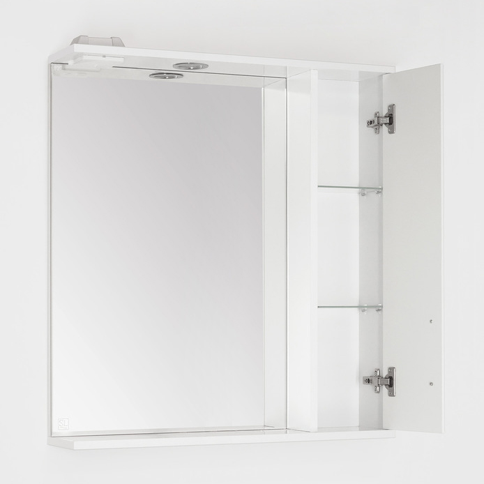 Зеркало-шкаф Style Line Агава 70/С белый