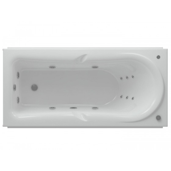 Акриловая ванна 170х80 см Aquatek Леда LED170-0000047, белый