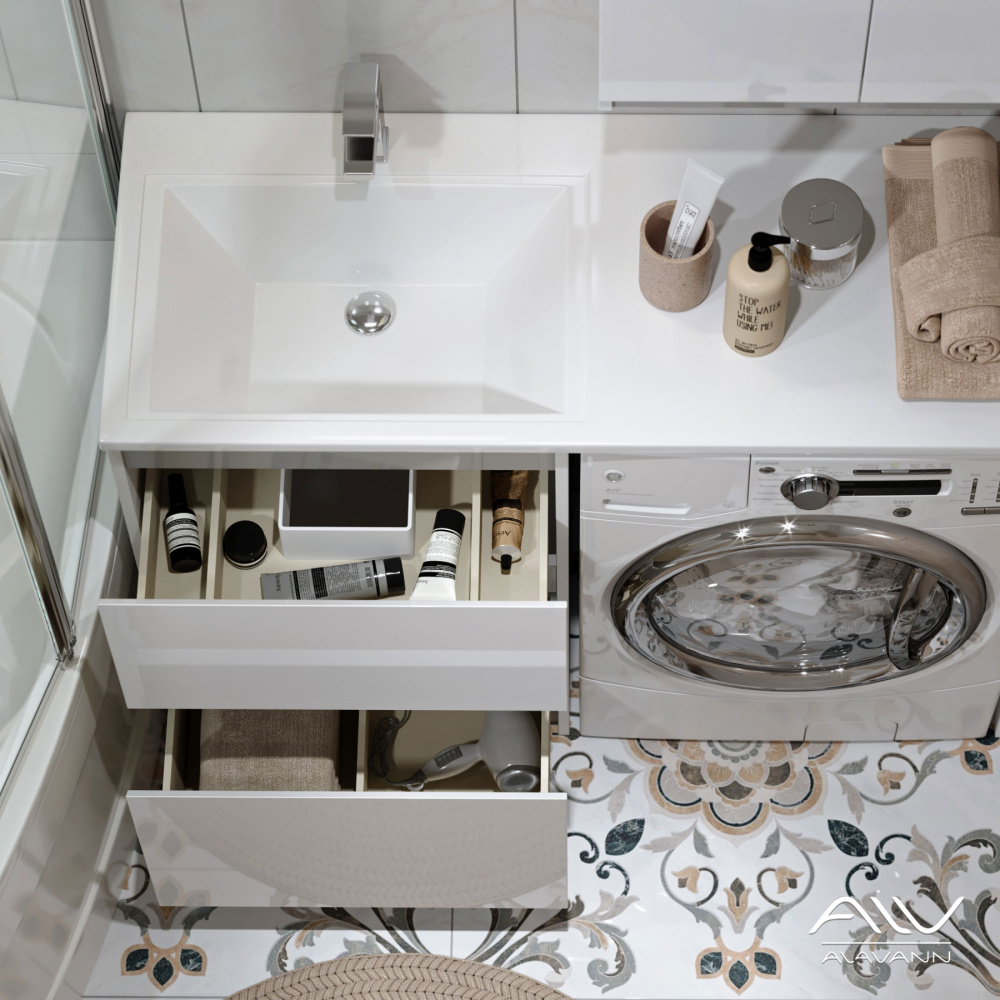 Комплект мебели Soft Silver 120 белый