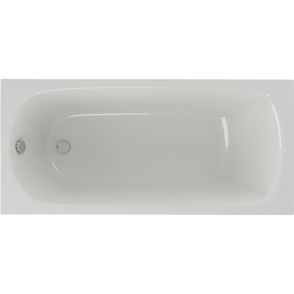 Акриловая ванна 160x75 см Aquatek Ника NIK160-0000001, белый